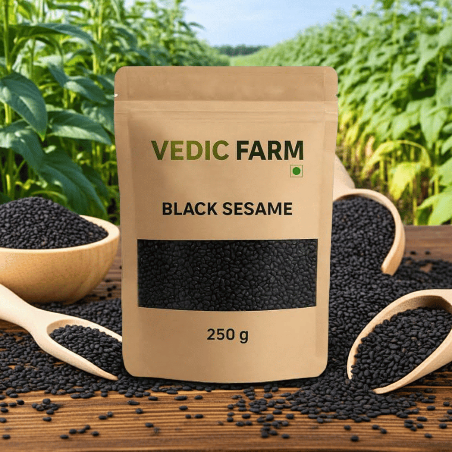 black sesame/ seeds kala til-250 gm