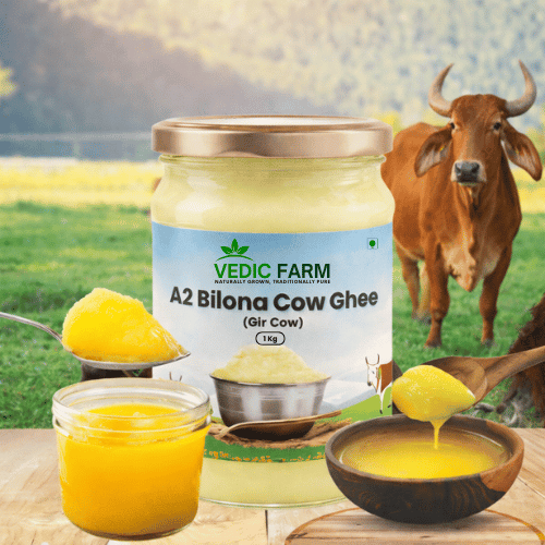 A2 Gir Cow Ghee-1 L glass jar